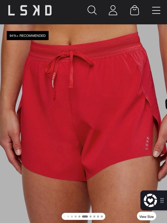 Lskd Pants - Accelerate 3" High-Rise Running Short